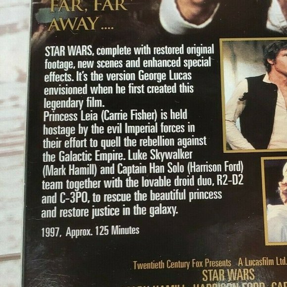 Star Wars Special Edition Empire Strikes Back VHS - Picture 5 of 10